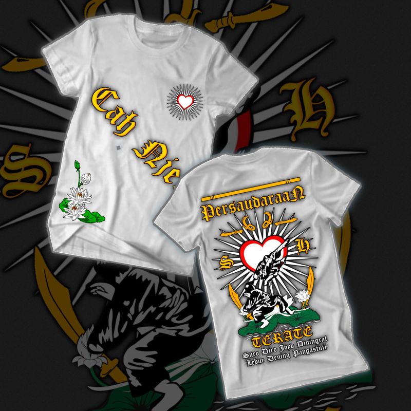 Kaos Psht Persaudaraan Setia Hati Terate Cah Njero Terate Putih