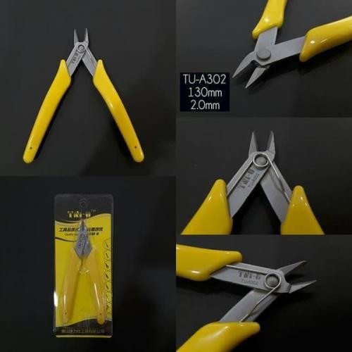 TNI-U TU A302 Tang Potong 5 inch Diagonal Pliers Cable Cutting Lebar