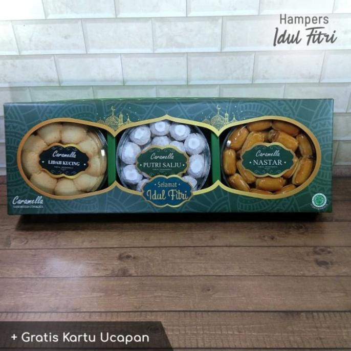 

Paket Hampers Kue Lebaran Parcel Idul Fitri Caramella Isi 3 A Sarahasana_