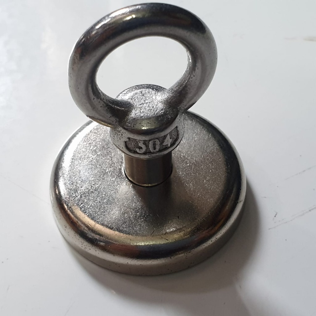 Original Fishing Magnet D42mm Neodymium 68Kg memancing pancing logam di sungai atau laut