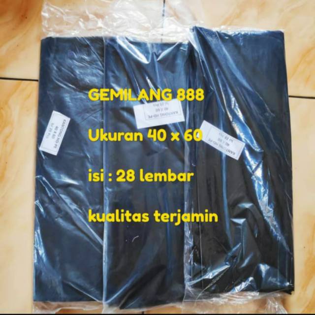 HD sampah KHUSUS GOSEND dan GRAB - Plastik sampah - Trash Bag - Trashbag - kantong sampah