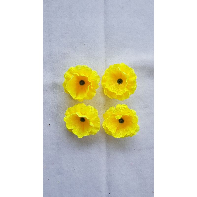 Bunga Papan Bunga Suyok Bunga Mawar Kuntum  Imitasi Artificial Bunga Plastik Mawar Rose Flower-Kuning