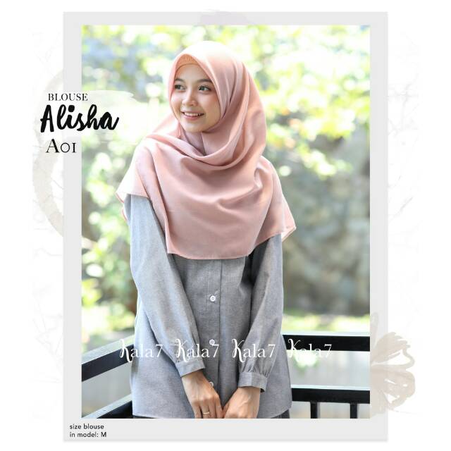 KEMEJA WANITA POLOS ZIZARA /ALISHA ZIZARA