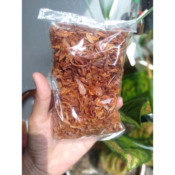 

bawang goreng 50 gram.(asli tanpa campuran )