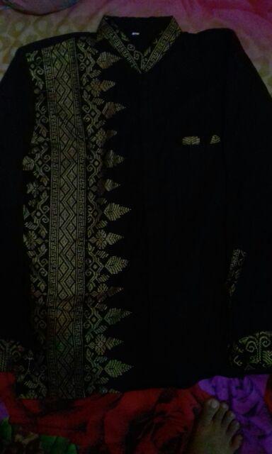 Bswart Batik Hrb026 Kenongo Hem Pendek Padi Pekalongan M L Xl Batik Pria Murah Modern Anjani Panjang