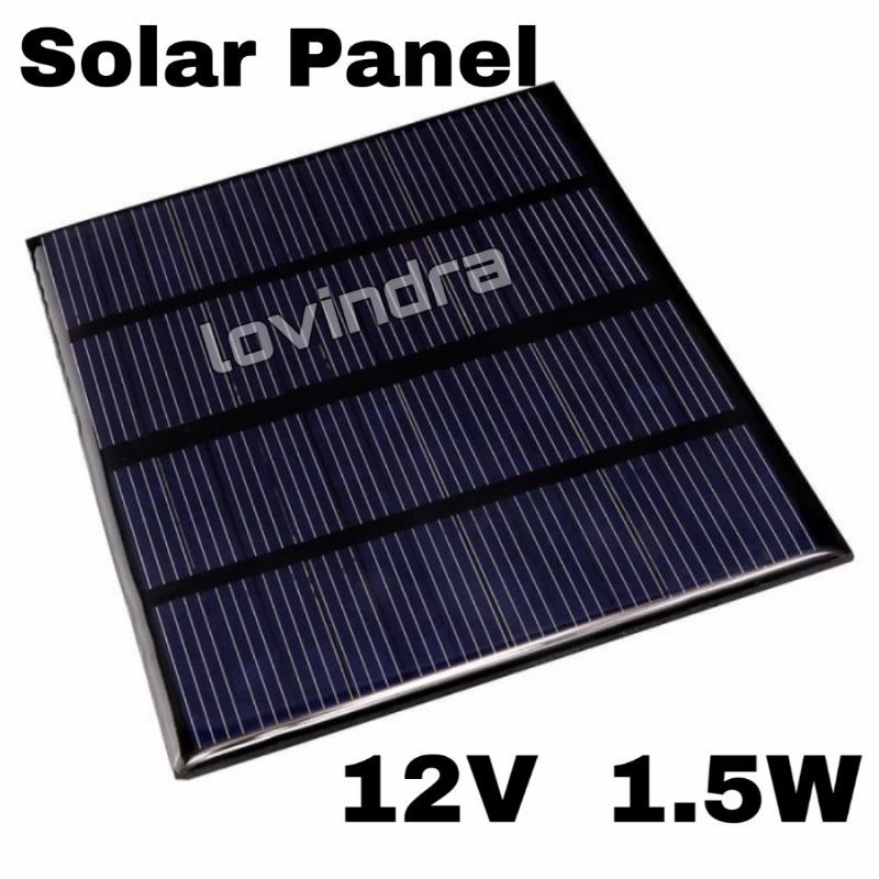Panel Surya Mini 12V 1.5W Solar Cell