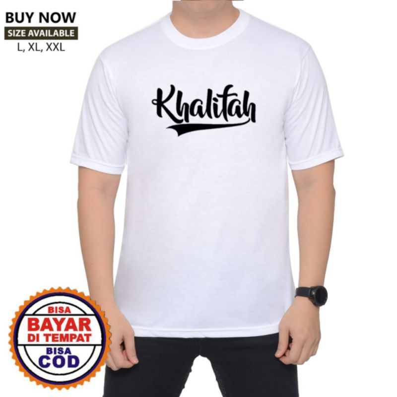 Kaos dakwah / kaos islami Khalifah.-2