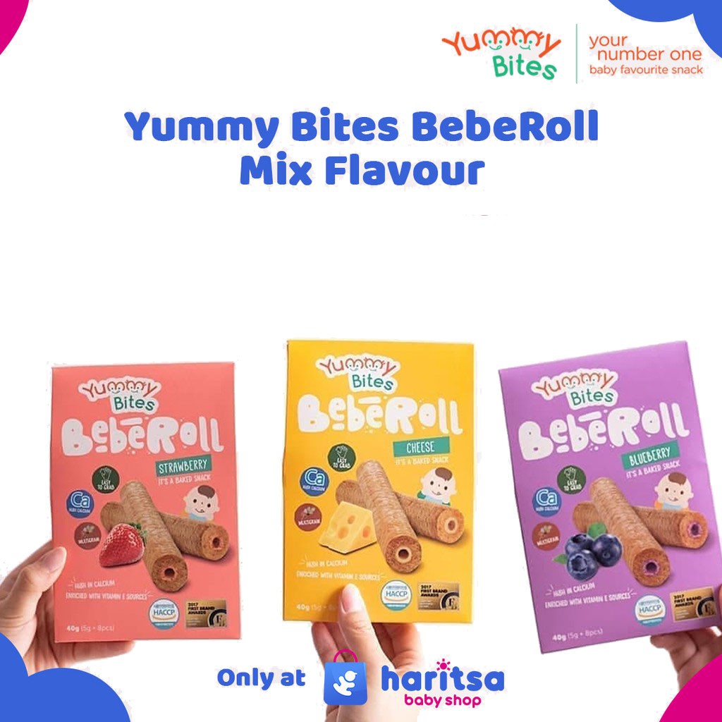 Yummy bites Beberoll 40gr / Snack Bayi