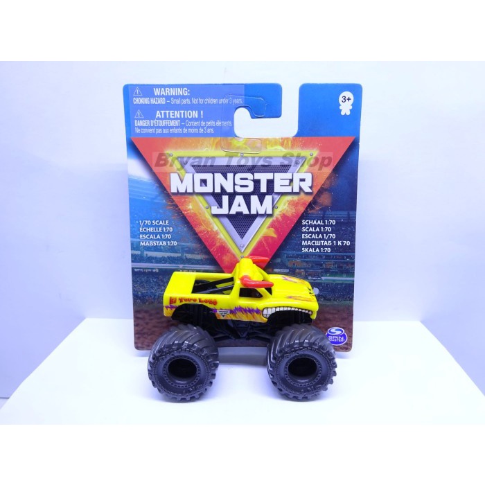 Monster Jam Spin Master El Toro Loco Kuning