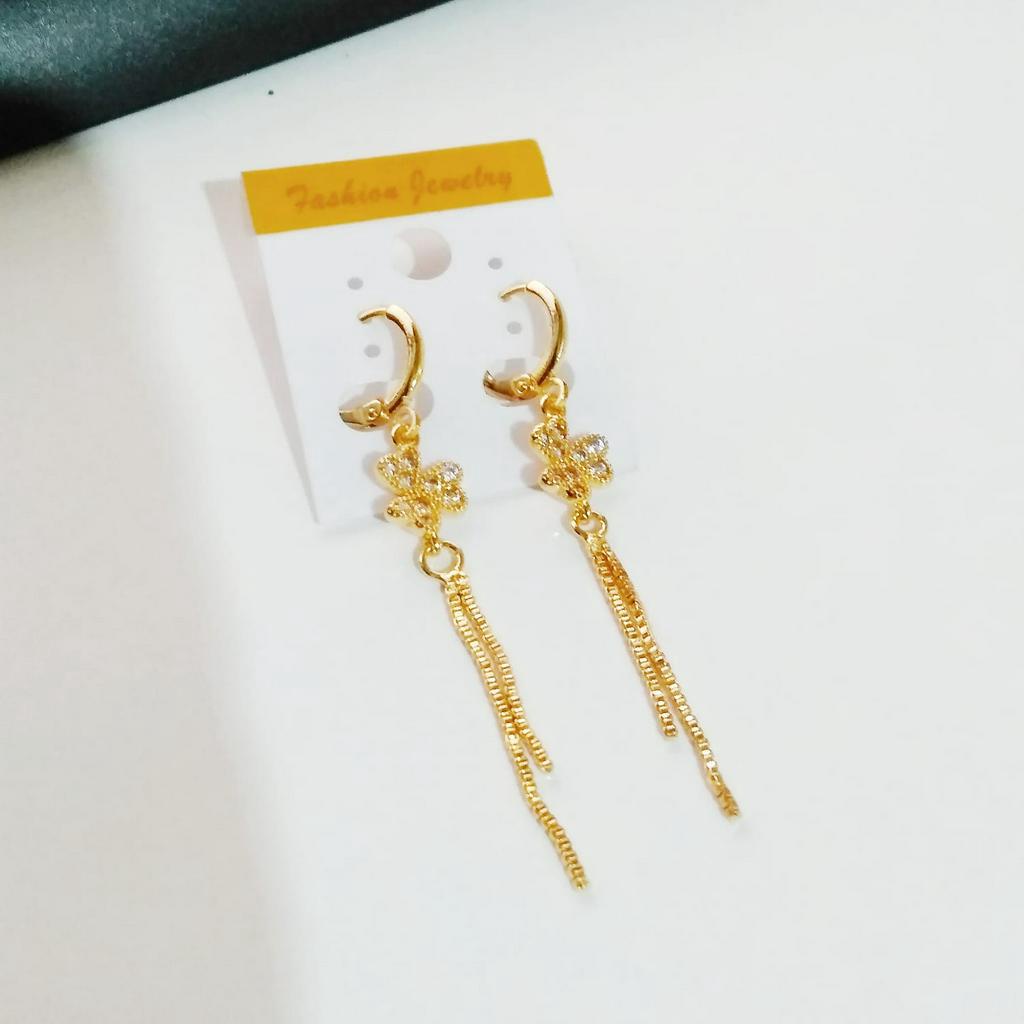 AV247 Grosir Anting Juray Permata Anting Dewasa Lapis Emas