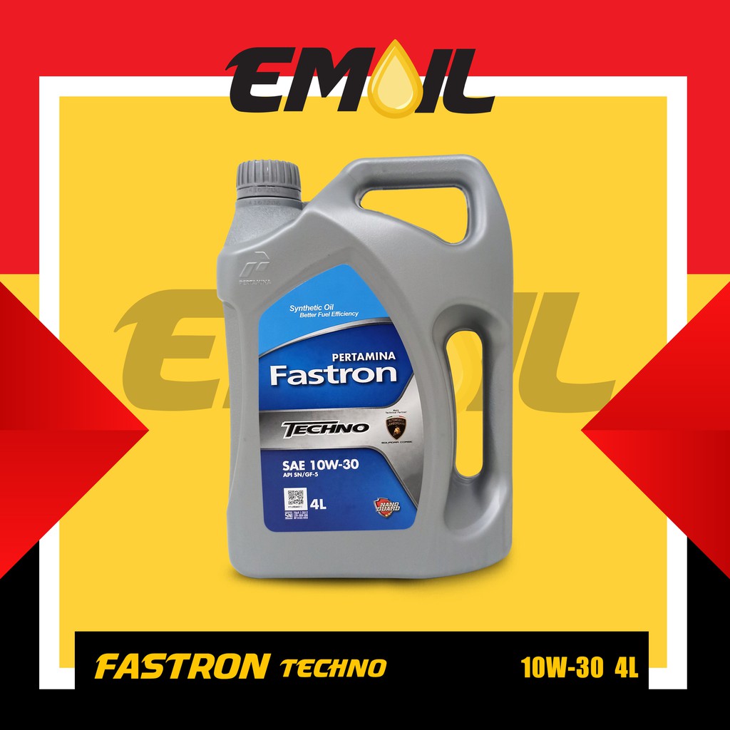 OLI PERTAMINA FASTRON TECHNO BIRU SAE 10W-30 API SN GALON 4 LITER