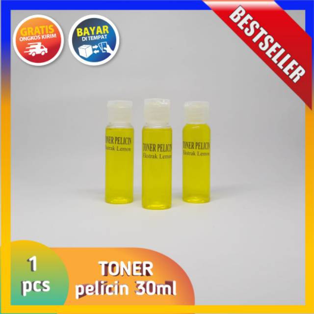 TONER PELICIN EKSTRAK LEMON KEMASAN EKONOMIS DAN TERBUKTI ORIGINAL (kecil)