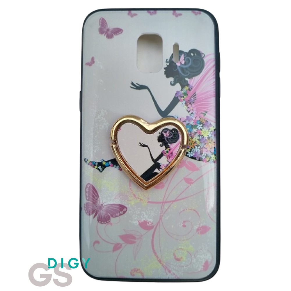 Casing hp import Samsung J2 CORE   Case hp  Fuze Ring Love korea style