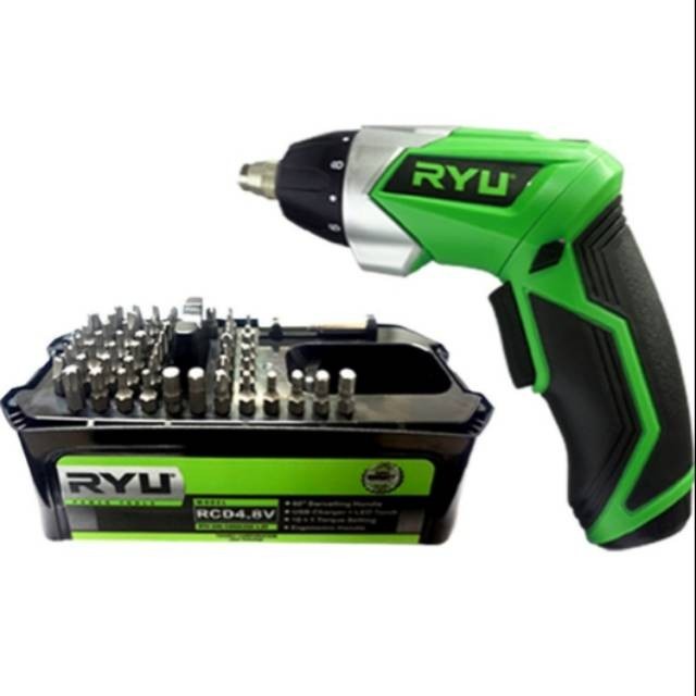 RYU Bor Obeng Listrik Mini / Cordless Screwdriver RCD 4.8V