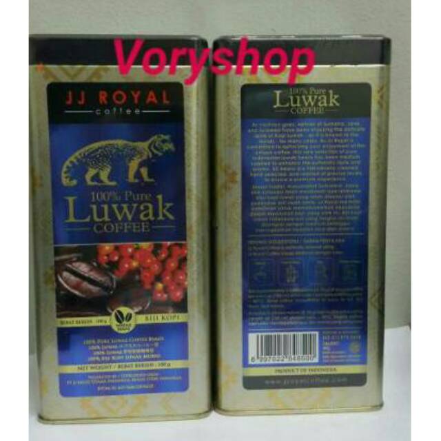 

JJ Royal 100% Pure Luwak bean