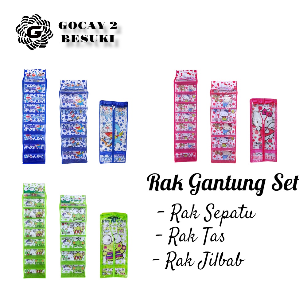 Jual Rak Gantung Set In Hbo Set Rak Tas Rak Sepatu Rak