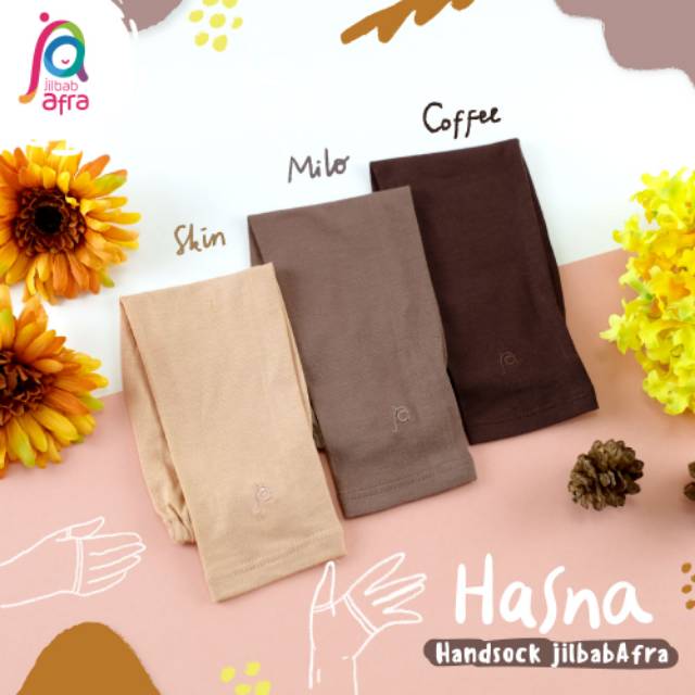 Hasna Handsock Jilbab Afra ( Jilbab Arfa ) - Manset Tangan - Handsock Jempol