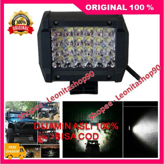 Lampu Sorot 24 Titik Led Waterproof  Tembak Sorot Led Cree Motor Mobil 24 Titik 100% ORIGINAL