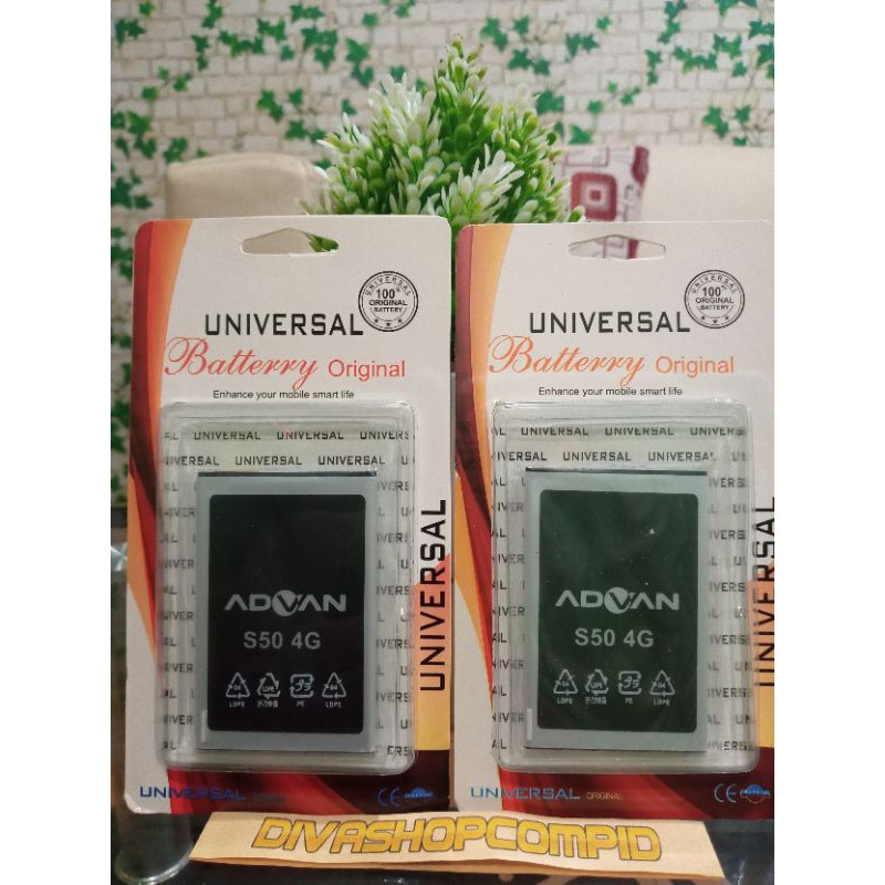 BATERAI BATTERY BATRE ADVAN S50 4G OEM DAN DOUBLE POWER BRAIN POWER 2ic (BAYAR DI TEMPAT / COD)