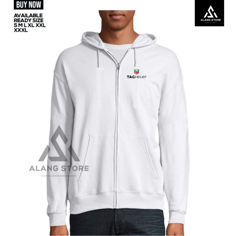 Hoodie Zipper Jaket Tag Heuer Terlaris