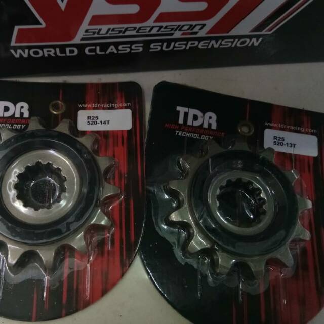 Tdr Gir depan R25 Ninja 250 520x13T,14T