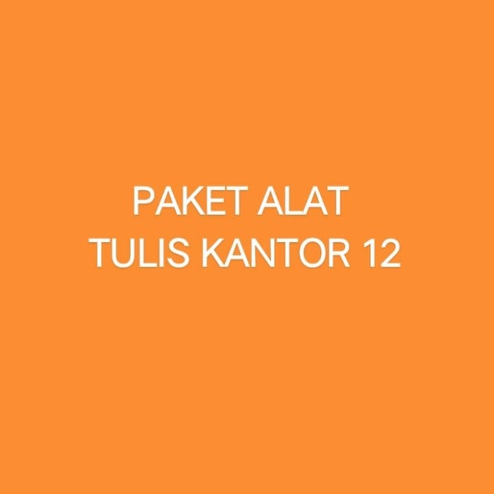 

(TERLARIS) PAKET ALAT TULIS KANTOR 12