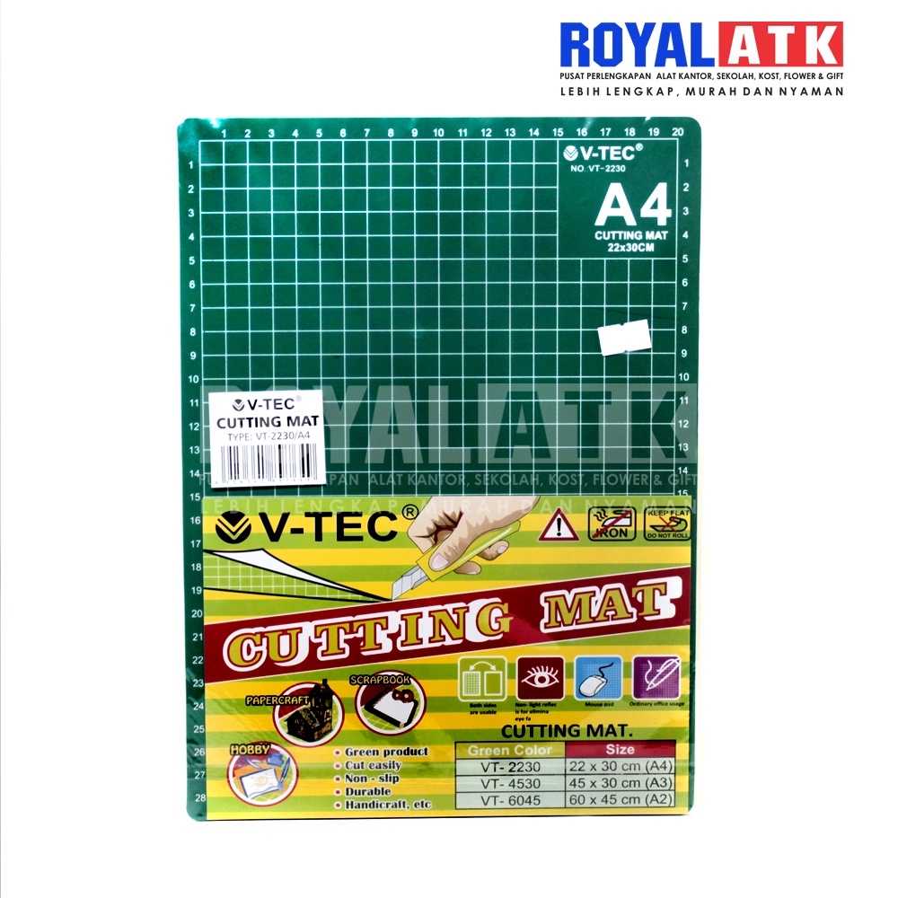 

Cutting Mat V-tec / Alas Potong Cutter Ukuran A4
