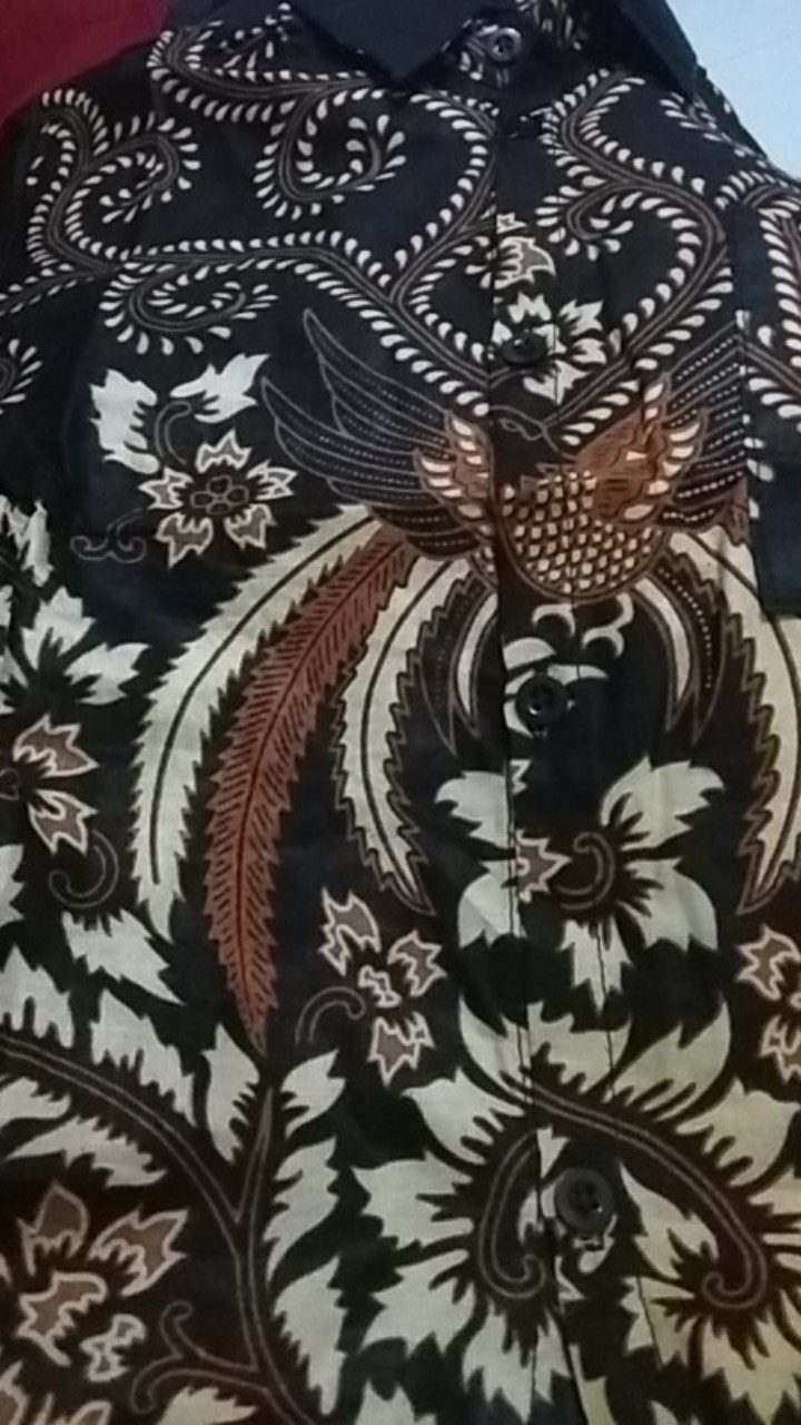Baju Batik Anak Lengan Pendek ,batik Anak , Hem Anak Motif Manggar Rnb Anak