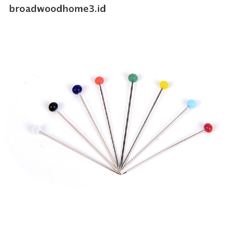 50pcs Jarum Pentul Kepala Mutiara Untuk Menjahit / Quilting / Craft