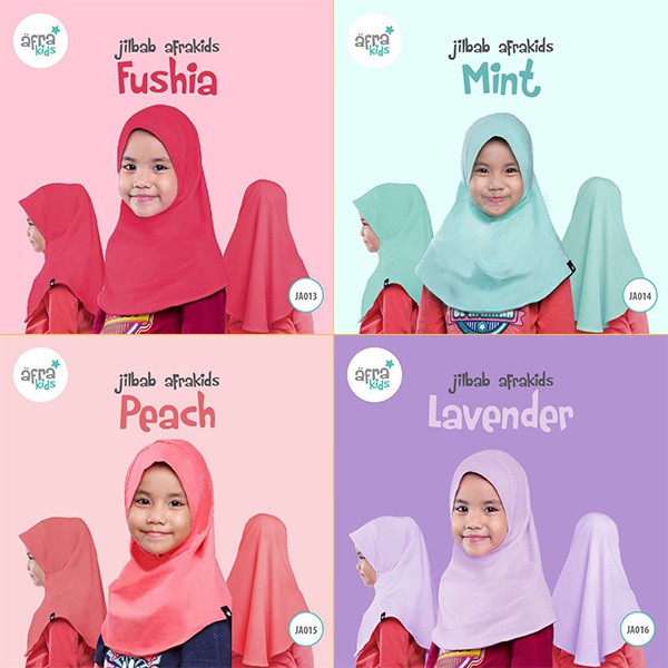 Jilbab Anak Afrakids - Hijab Anak