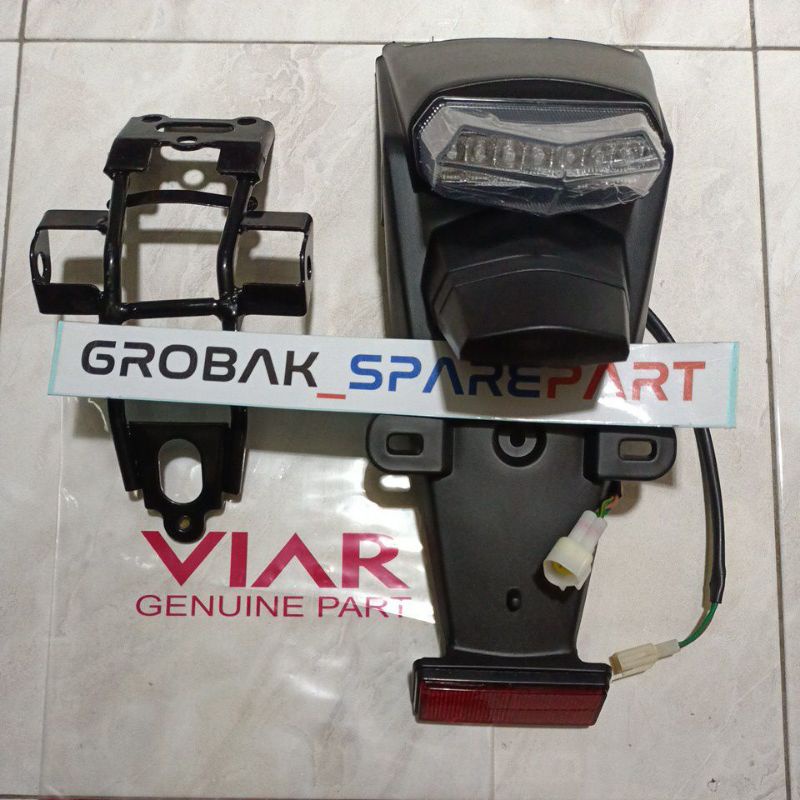 Dudukan Spakbor SET (bisa Ecer) Viar Cross X 150 200 GT.SE & KLX, Original