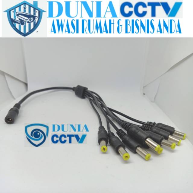 Kabel cumi cabang 8 / kabel cumi 8ch buat cctv