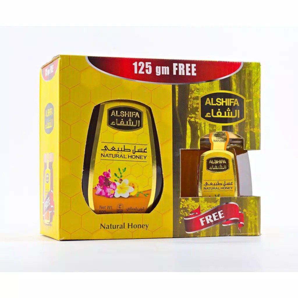 Madu ALSHIFA ASLI 500GR free  Al shifa 125gr Herbal 100% Original / Oleh Oleh Haji dan Umroh