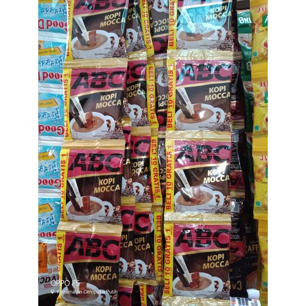 

Kopi ABC Mocca Renceng isi 10 Sachet