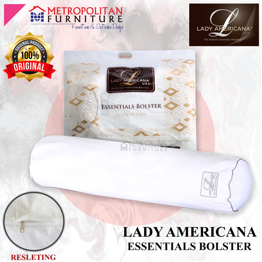 LADY AMERICANA Essentials Bolster Hollow Fiber Guling Washable Cover