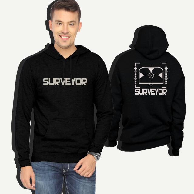 SURVEYOR HOODIE  / HOODIE JUMPER SURVEYOR / SURVEYOR HOODIE JUMPER / HOODIE SURVEYOR / HOODIE TEKNIK