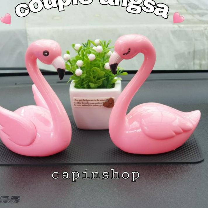 ✬ COUPLE ANGSA // Sepasang Pajangan Hiasan Angsa ✼