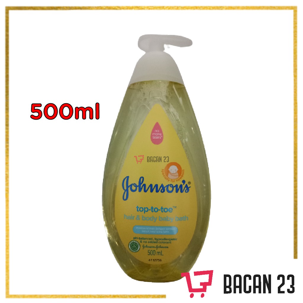 Johnson's Baby Top To Toe Hair &amp; Body Baby Bath ( 500 ml ) / Sabun Mandi Bayi / Bacan 23 - Bacan23