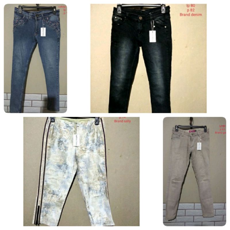 PRELOVED   HODIE JAKET CELANA JINS JEANS TEBAL JOGER KULOT CELANA PENDEK CELANA PANJANG PRIA DAN WAN