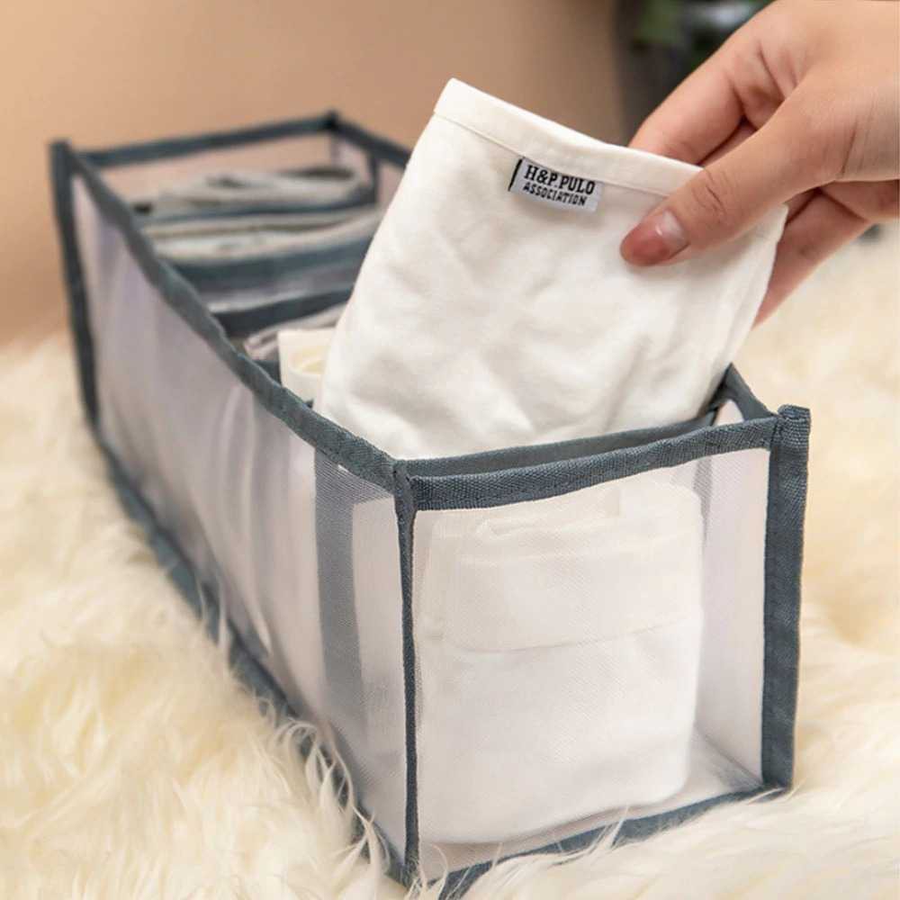 Junejour Kotak Sekat Pembatas Pakaian Closet Organizer Storage Box Penyimpanan Baju Lemari Celana