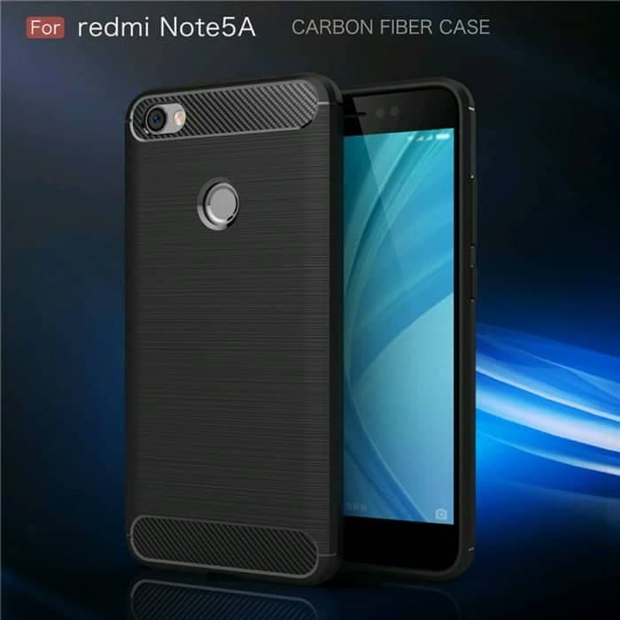 Softcase Redmi Note 5A Prime - Case Ipaky Carbon Redmi Note 5A Prime - SC