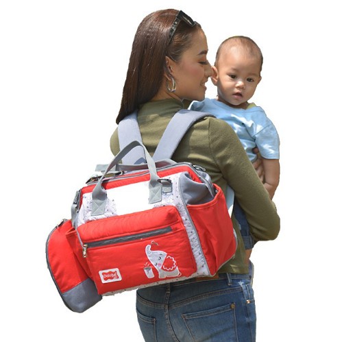 Promo !! Dialogue Baby Tas Bayi Medium 3 in 1 Dumbo Series DGT 7308 - tas besar baby dialogue series dumbo