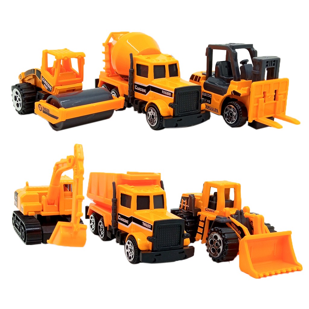 Construction Play Set Diecast Metal Mainan Mobil Anak Laki Laki