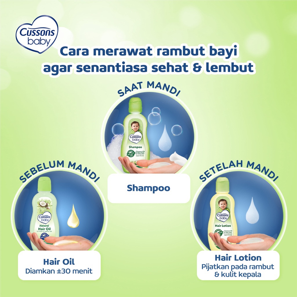 Cussons Baby Powder Shampoo-Baby Shower-Sampo Bayi-Bedak Bayi-Perlengkapan (VHI)