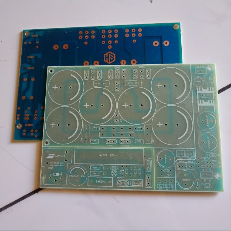 PCB PSU 6 ELCO besar softstart simetris