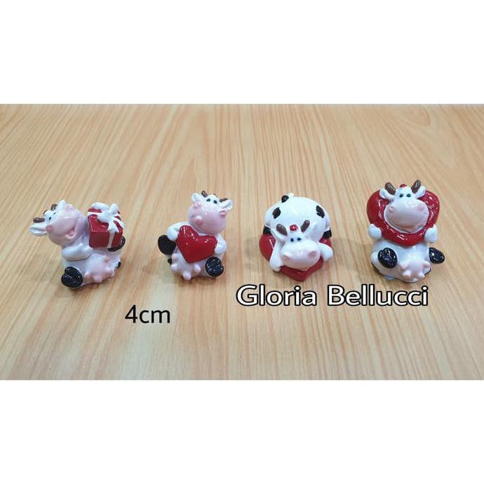 

14.84Ftgrdujh- Patung Pajangan Sapi Love ( 4 Pcs ) -Toko-Boneka.