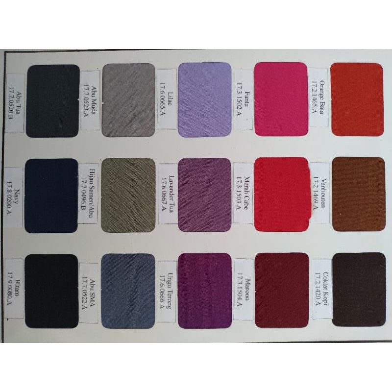 Kain Spandek Jersey Kiloan Untuk Gamis, Hijab, Kerudung, span, inner 1 kg 3 meter