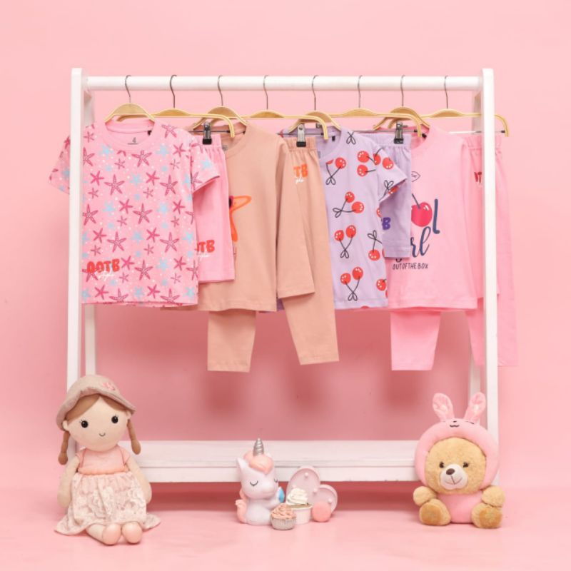 Set Combo Deal By Ootb / Setelan Anak Perempuan 2-10T