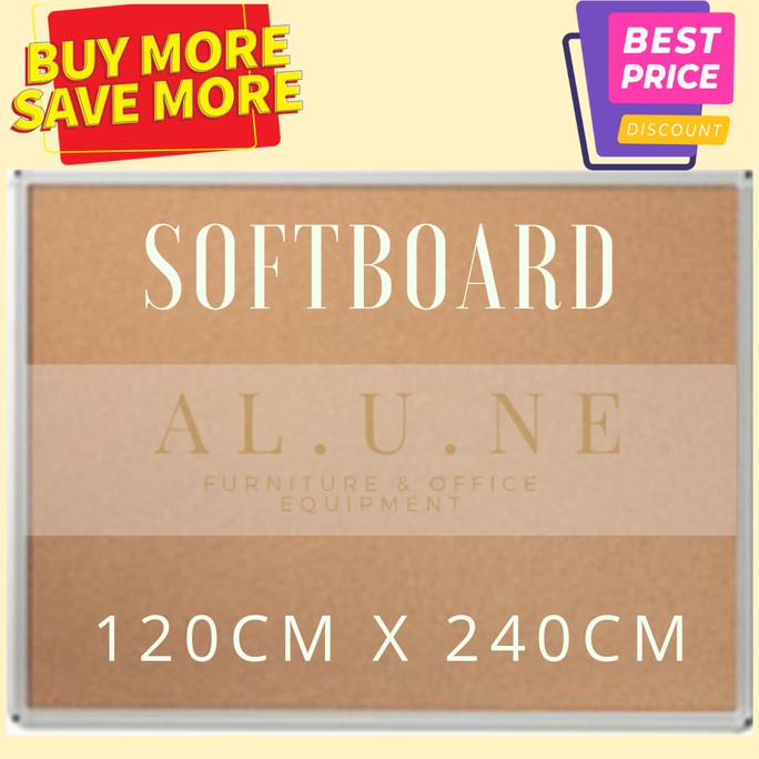 

Softboard Pin board Papan Mading 120 x 240 cm Sakana