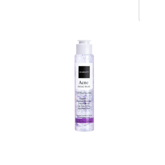 Scarlett Whitening Facial Wash Acne - Sabun Cuci Muka untuk kulit Jerawat